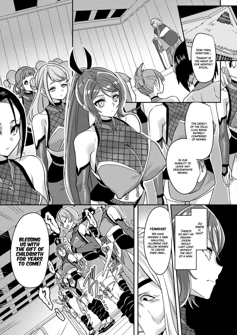 Hentai Manga Comic-The Secret of the Kunoichi Village-Read-3